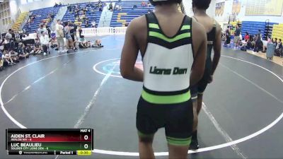 120 lbs Champ Round 1 (16 Team) - Jeremy Kazanis, Avalon WV vs Jacob DeLa Rosa, Soldier City Lions Den