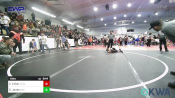 49 lbs Quarterfinal - Conor Ecker, R.A.W. vs Gwyneth Jones, Warner Eagles Youth Wrestling