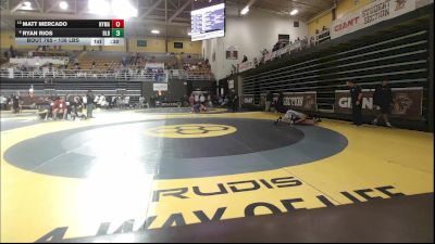 138 lbs Consi Of 8 #2 - Matt Mercado, New York Military Academy vs Ryan Rios, Blair Academy