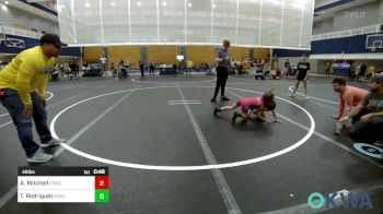 46 lbs Final - Azayla Mitchell, El Reno Wrestling Club vs Ty Rodriguez, Noble Takedown Club