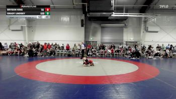 55 lbs Rr Rnd 1 - Bryson King, The Colosseum Training Center ES vs Grady Lindsey, Guerrilla Wrestling Academy ES