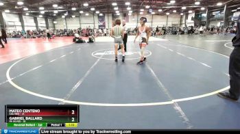 105 lbs Rd# 4- 2:00pm Friday Final Pool - Mateo Centeno, Cali Red vs Gabriel Ballard, PA Silver