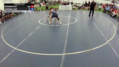 120 lbs Savannah Witt, Pennsylvania Blue vs Cameron Lord, Florida