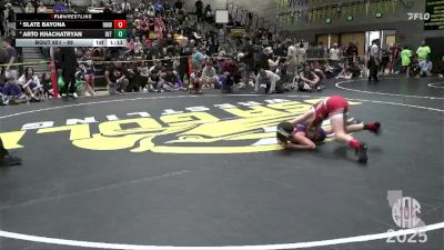 89 lbs Semifinal - Slate Bayona, Red Wave Wrestling vs Arto Khachatryan, Dethrone