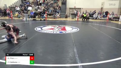 70 lbs Cons. Round 3 - Griffin Pilon, Monticello vs Tyson DeRosia, Northwestern