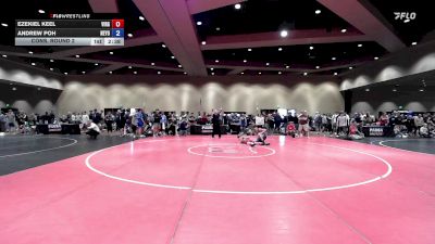 120 lbs Cons. Round 2 - Ezekiel Keel, Virginia vs Andrew Poh, New York