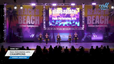 Peak Performing Arts - Champions [2024 Junior Pom Day 1] 2024 ACDA Reach the Beach Nationals & Dance Grand Nationals