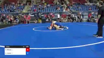 132 lbs Consi Of 64 #2 - Trey Dillow, Kansas vs Logan Lopez, California
