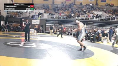 285 lbs Round Of 32 - Cael Mielnik, Blair Academy vs Nate Givens, William Penn Charter