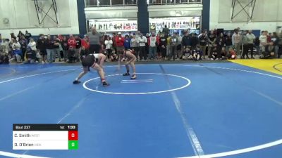 121 lbs R-32 - Cooper Smith, West Allegheny vs Dylan O'Brien, Hickory