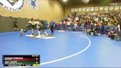 190 lbs Cons. Round 2 - JAckson Robinson, Tehachapi vs Rafa Chavez, North Monterey County Hs