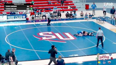 149 lbs Semifinal - Evan Lindner, Washington & Lee vs Josue DelCid, Greensboro
