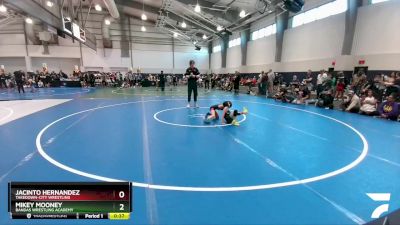 58 lbs Cons. Round 3 - Jacinto Hernandez, Takedown-City Wrestling vs Mikey Mooney, Bandas Wrestling Academy