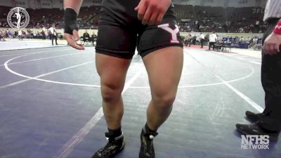 6A-215 lbs Quarterfinal - Destry Lujan, YUKON vs Gunner Wilson, BROKEN ARROW