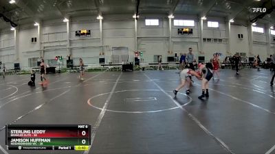 92-96 lbs Quarterfinal - Sterling Leddy, Brawler Elite vs Jamison Huffman, Neighborhood Wc