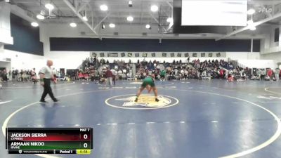 165 lbs Cons. Round 6 - Armaan Nikoo, Irvine vs Jackson Sierra, Cypress