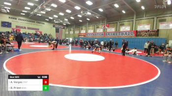 140 lbs Consolation - Anthony Vargas, Central vs Braden Priest, Bakersfield