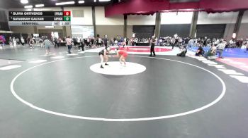 125 lbs Semifinal - Olivia Ontiveros, El Paso Bel Air vs Savannah Galvan, Amarillo Caprock