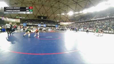 Girls 4A 190 lbs Cons. Round 5 - Laurissa Monroy, Newport (Bellevue) (Girls) vs Yaneece Sanchez, Richland (Girls)