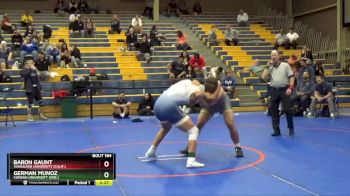 184 lbs 7th Place Match - Baron Gaunt, Vanguard University (Calif.) vs German Munoz, Corban University (Ore.)