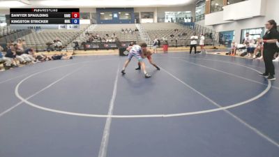 138 lbs Sawyer Spaulding, Kansas vs Kingston Stricker, Michigan Blue