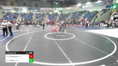 135 lbs Consi Of 8 #2 - Cristiano Ontiveros, Weld Central vs Levi Gibson, Crowley County