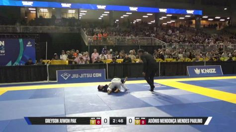 Adónis Mendonça Mendes Paulino vs Greyson Juwon Pak 2025 Pan Kids Jiu-Jitsu IBJJF Championship