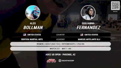 Alex Bollman vs Giulianna Fernandez 2024 ADCC Phoenix Open