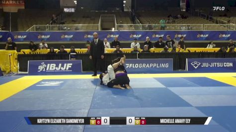 Michelle Anahy Ely vs Kaytlyn Elizabeth Sandmeyer 2026 Pan Jiu Jitsu IBJJF Championship