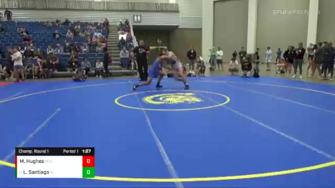 155 lbs Champ. Round 1 - Leonardo Santiago, Midwest Extreme Wrestling ...