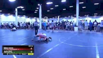 98 lbs Round 6 (8 Team) - Benji Koch, Este Built Underground vs Alex Diaz, Iron Horse Gray