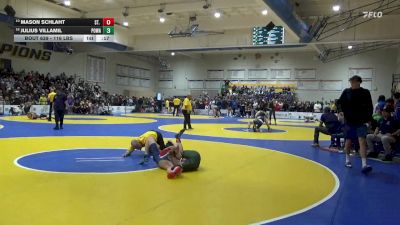 116 lbs Consi Of 8 #1 - Mason Schlaht, St. John Bosco vs Julius Villamil, Poway