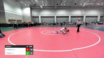 95 lbs Rr Rnd 1 - Carter Kinard, Rebellion vs Trenton Clark, Headhunters WC