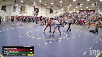 152 lbs Cons. Round 2 - Vincent Hoang, Garden Grove vs Richard Kalajyan, Burbank