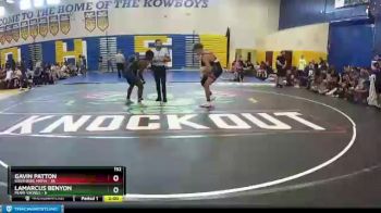 152 lbs Round 3 (8 Team) - Gavin Patton, Southside Mafia vs Lamarcus Benyon, Miami Vikings