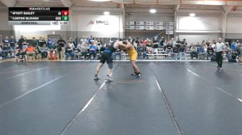 285 lbs Semifinal - Carter Blough, Grand Valley State vs Wyatt Bailey, Ashland