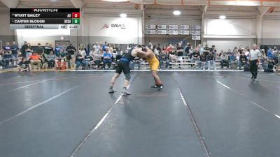 285 lbs Semifinal - Carter Blough, Grand Valley State vs Wyatt Bailey, Ashland