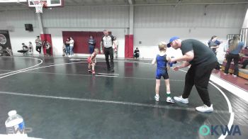 52 lbs Semifinal - Haxen Gibson, Wolfpak Wrestling vs Luke Emerson, Hennessey Takedown Club