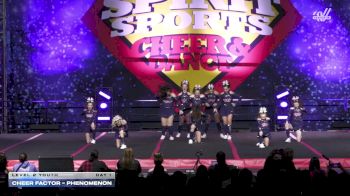 Cheer Factor - PHENOMENON [2025 L2 Youth Day 1] 2025 Spirit Sports Worcester Nationals