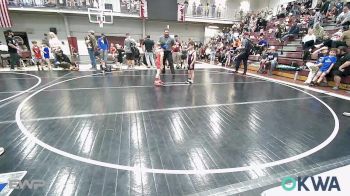 55 lbs Consi Of 8 #2 - Nico Thompson, Ponca City Wildcat Wrestling vs Owen Fixico, Blackwell Wrestling Club