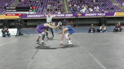 141 lbs Julian Tagg, South Dakota State vs Max Brady, Northern Iowa