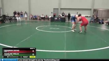 200 lbs Quarterfinals (8 Team) - Savannah Sistad, Iowa vs Madeline Welch, Texas Blue