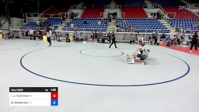 113 lbs Rnd Of 32 - Jax Fuhrman, PA vs Austin Bickerton, OH