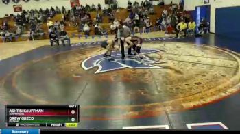 145 lbs Semifinal - Drew Greco, Putnam vs Ashtin Kauffman, Scapppoose