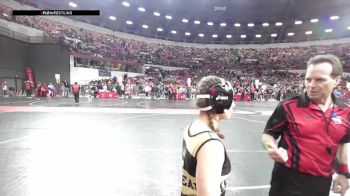 125 lbs Champ. Round 1 - Abbey Finley, Mineral Point Wrestling Club vs Molly Moureau, Green Bay United