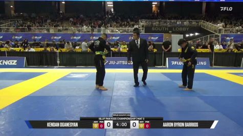 Kendan Oganesyan vs Aaron Byron Barrios 2026 Pan Kids Jiu-Jitsu IBJJF Championship