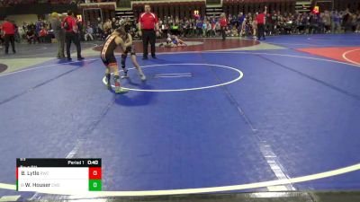 69 lbs Cons. Round 5 - Weston Houser, Corvallis Wrestling Club vs Beau Lytle, Ronan Wrestling Club