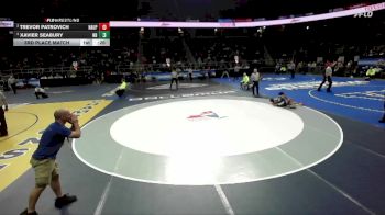 I-101 lbs 3rd Place Match - Trevor Patrovich, Hauppauge vs Xavier Seabury, North Babylon