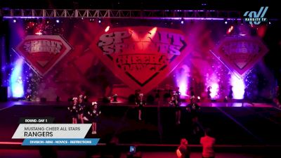 Mustang Cheer All Stars - Rangers [2023 L1 Mini - Novice - Restrictions Day 1] 2023 Spirit Sports Dallas Nationals