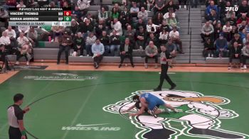 150 lbs Round 2 (3 Team) - Kieran Akerson, Creighton Prep vs Vincent Thomas, Norfolk